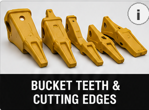 Bucket Teeth and Cutting Edges